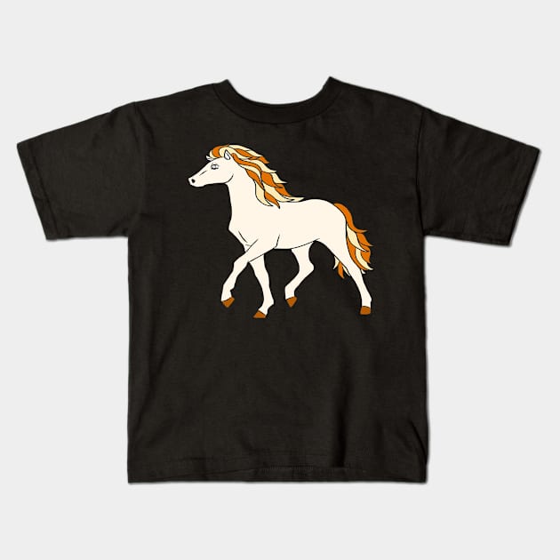 A very nice horse and pony dressage Kids T-Shirt by KK-Royal